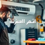 فني تكييف يقوم بصيانة مكيف سبليت في جدة
